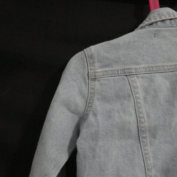 LIMITED TOO | 3T | Light Blue Snap Button Denim Jacket | *2 buttons don't close - Picture 10 of 16